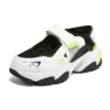 DLites Sandal “White Black Neon Green”