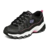 DLites Shoes “Black Purple White”