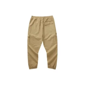 Drawstring Workwear Casual Pants “Tan”