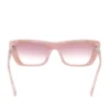 Elevated Cateye Marble Gradient Sunglasses