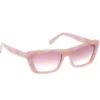 Elevated Cateye Marble Gradient Sunglasses