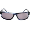 Elevated Rectangle Shiny Horn Sunglasses