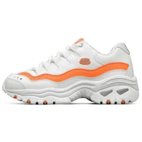 Energy-Over Joy Low-Top Running Shoes White/Orange