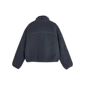 FASHION Contrast Patchwork Knitted Jacket “Teal”