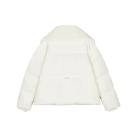 FASHION Letter Printed Down Jacket “White”