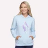 Floral Diamond Pullover Hoodie