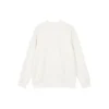 Flower Graphic Crew Sweater “Blue White Grey”
