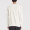 Flower Graphic Crew Sweater “Blue White Grey”