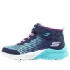 Girls Microspec Rejoice Racer “Navy Light Blue Pink”