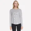 GO DRI Swift Stripe LS Crew