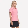 GO GOLF Short Sleeve Birdie Zip Front Polo