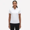 GO GOLF Short Sleeve Birdie Zip Front Polo