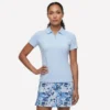 GO GOLF Short Sleeve Birdie Zip Front Polo