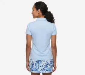 GO GOLF Short Sleeve Birdie Zip Front Polo