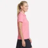 GO GOLF Short Sleeve Birdie Zip Front Polo