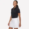 GO GOLF Short Sleeve Birdie Zip Front Polo