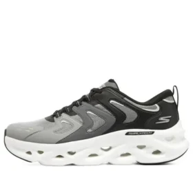 Go Run Swirl Tech Glide-Step Hyper Burst “Black Grey White”