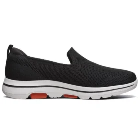 Go Walk 5 Low-Top Loafers Black/White