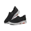 Go Walk 5 Low-Top Loafers Black/White