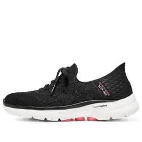 Go Walk 6 Lace Up “Black Pink”