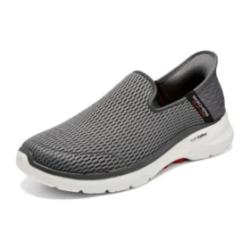 Go Walk 6 Shoes “Grey Red White”