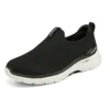 Go Walk 6 Warnock Mens Slip On “Black”