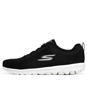 Go Walk Classic Lace Up “Black White”
