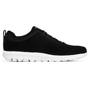Go Walk Classic Lace Up “Black White”