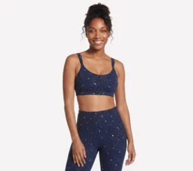 GO WALK Evolution Printed Zip Front Bra