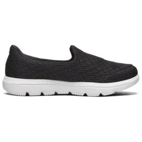Go Walk Evolution Ultra Slip on “Black White”