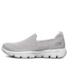 Go Walk Evolution Ultra Slip-On Shoes Gray/Chestnut
