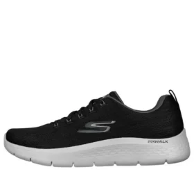 Go Walk Flex Lace Up “Black Grey”