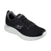 Go Walk Flex Lace Up “Black Grey”
