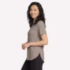 GO WALK Luxe Rib Tunic Tee
