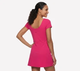 GO WALK Scoop Short Sleeve Dress