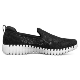 Go Walk Smart Lazy Shoes Black