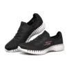 Go Walk Smart Running Shoes Black/White/Purple