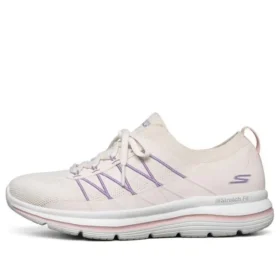 Go Walk Stretch Fit Running Shoes White/Pink/Purple