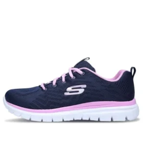 Graceful Get Connected Running Shoes Blue/Pink/White