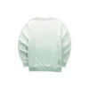 Gradient Letter Crew Sweatshirt “Green White”