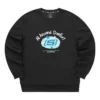Graphic Crew Sweater “Black White Pink Blue Grey”