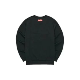 Graphic Crew Sweater “Black White Red”