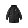 Graphic Hooded Down Jacket “Red Black”