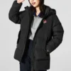 Graphic Hooded Down Jacket “Red Black”