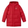 Graphic Long Down Jacket “Red”