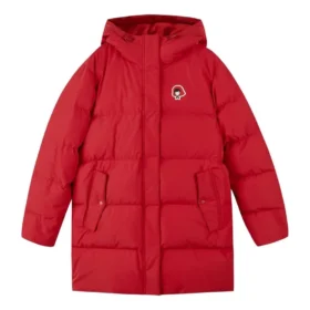 Graphic Long Down Jacket “Red”