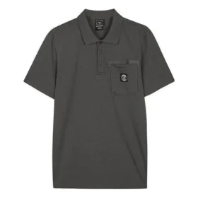 Graphic Polo Shirt “Grey White”