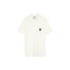 Graphic Polo Shirt “Grey White”