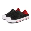 Guzman Steps Slip-Ons “Black Red”