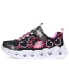 Heart Lights Low-Top K Black/Pink